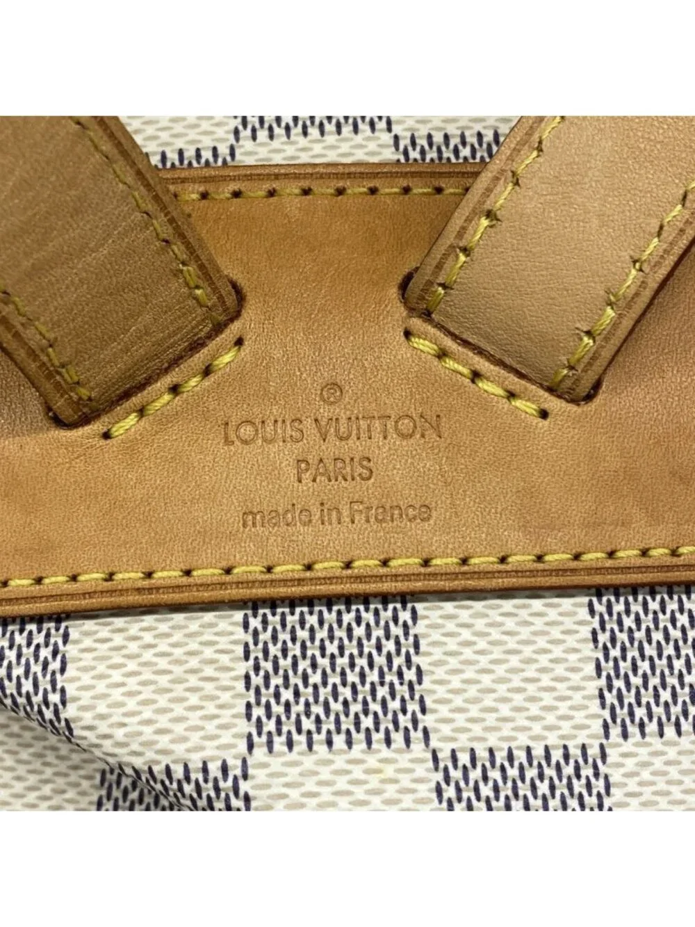 Louis Vuitton Backpack Damier Azur Sperone White